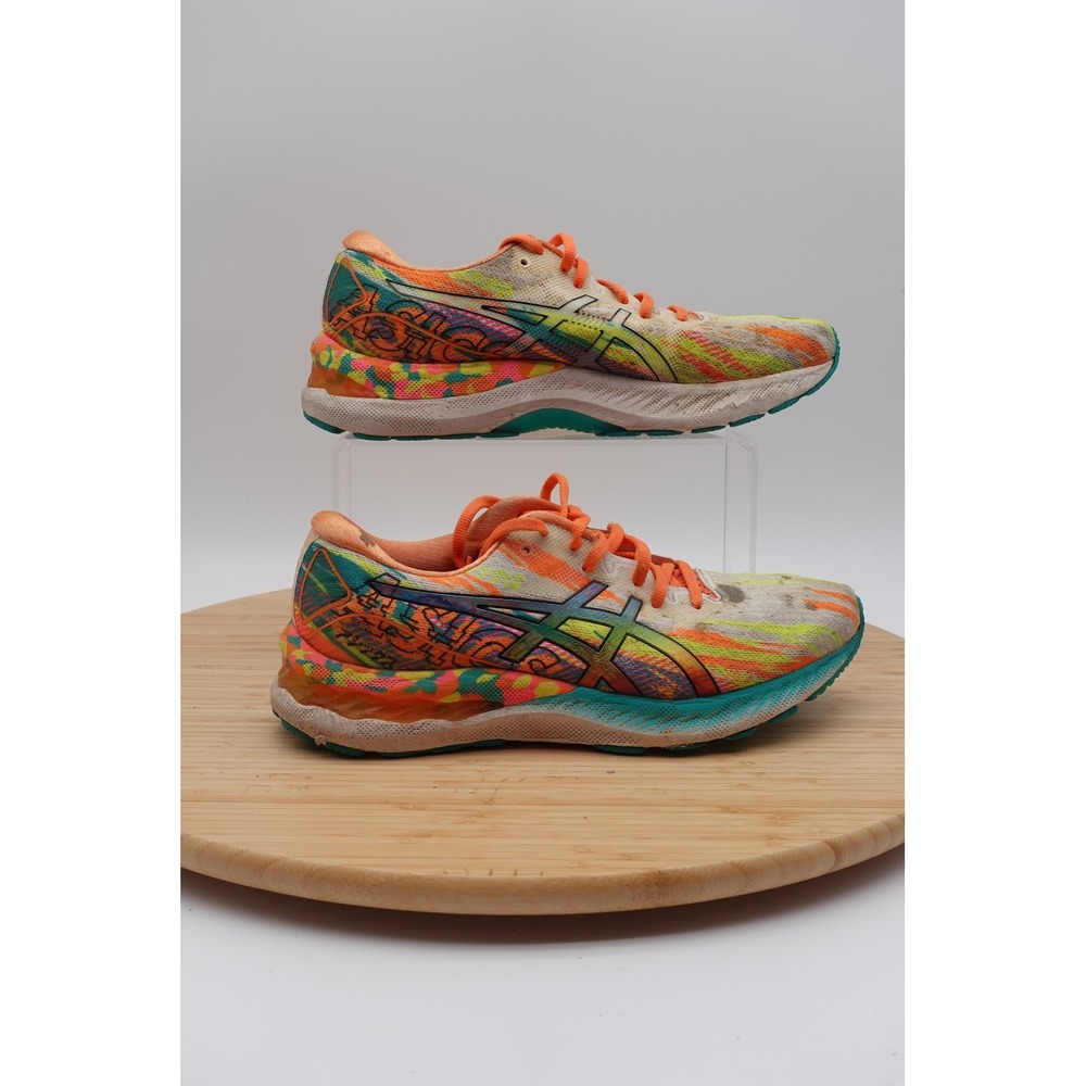 ASICS Shoes Mens Size 10 44 Multicolor Mesh Running Sneakers Colorful Low Top